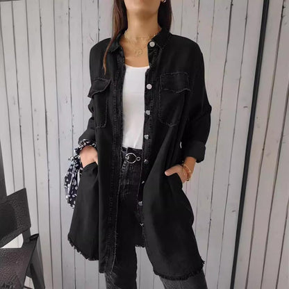 LM | Classic long jacket for women