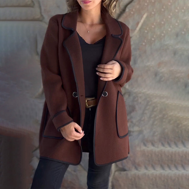 LM | Casual jacket with buttons for women