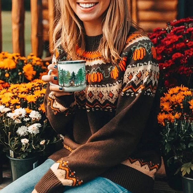 LM | Warm ethnic sweaters for women