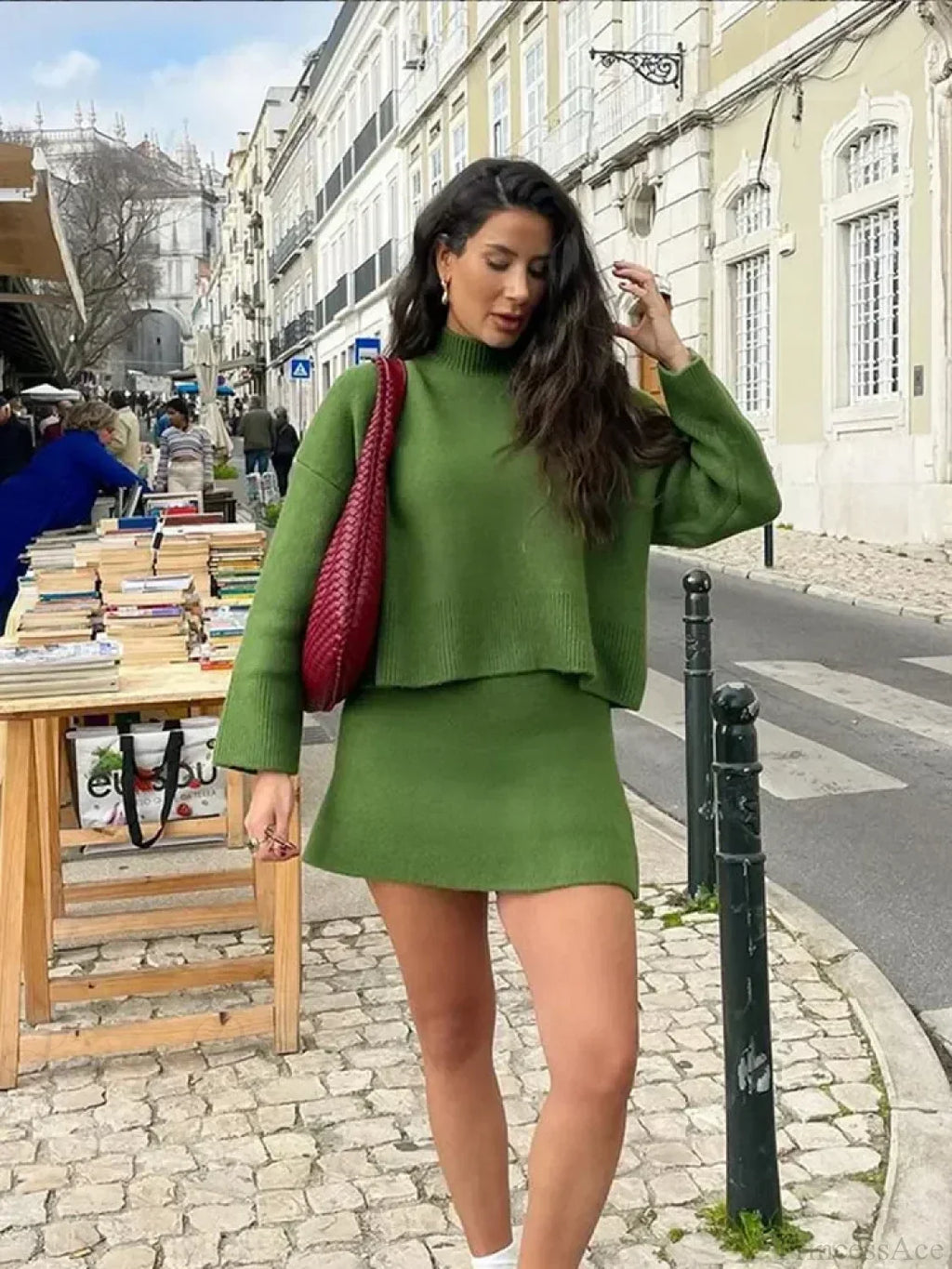 green Skirt