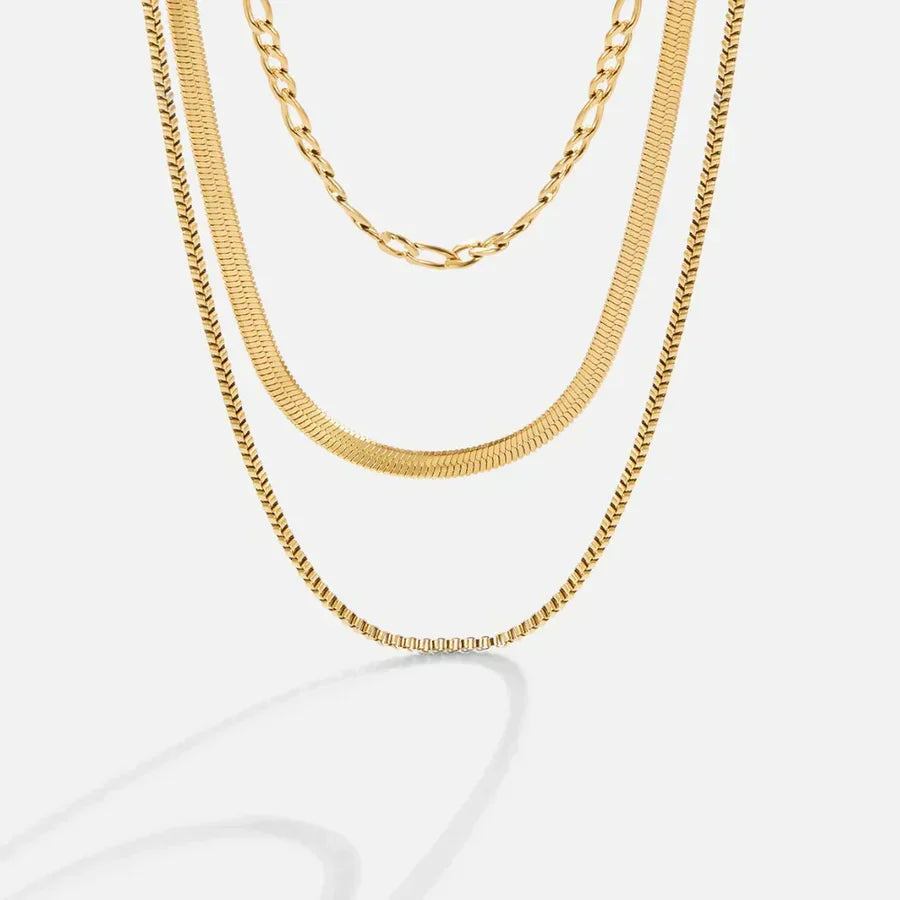 Vienna Layered Chain Necklace