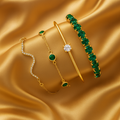 Green Zirconia Bracelet Set