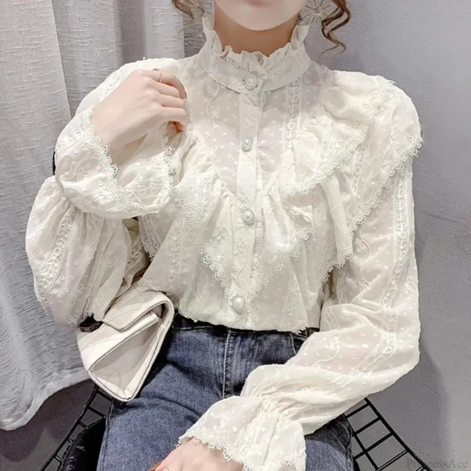 Timeless Vintage Style Blouse